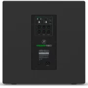 Subwoofer Activo Mackie Thump 118S vista parte trasera donde está el panel de conexiones