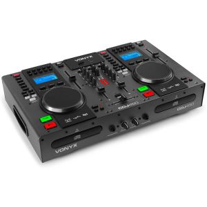 Vonyx CDJ450 Doble reproductor Mezclador sobremesa CD/MP3/USB CON BLUETOOTH