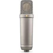 Rode NT1 5th Generation color silver micrófono de condensador cardioide 1 vista frontal