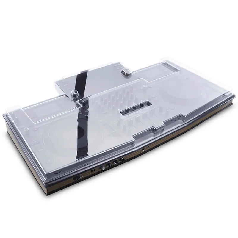 Protector Decksaver para Pioneer DJ Opus Quad vista cenital con controlador Opus Quad