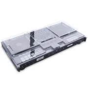 Decksaver para Rane Four vista cenital protegiendo al controlador DJ Rane Four