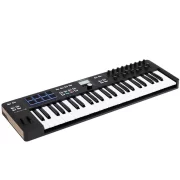 Teclado Midi Arturia Keylab Essential 49 MK3 Black vista lateral izquierda