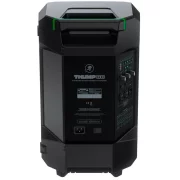 Altavoz amplificado portátil Mackie Thump Go con batería recargable vista trasera