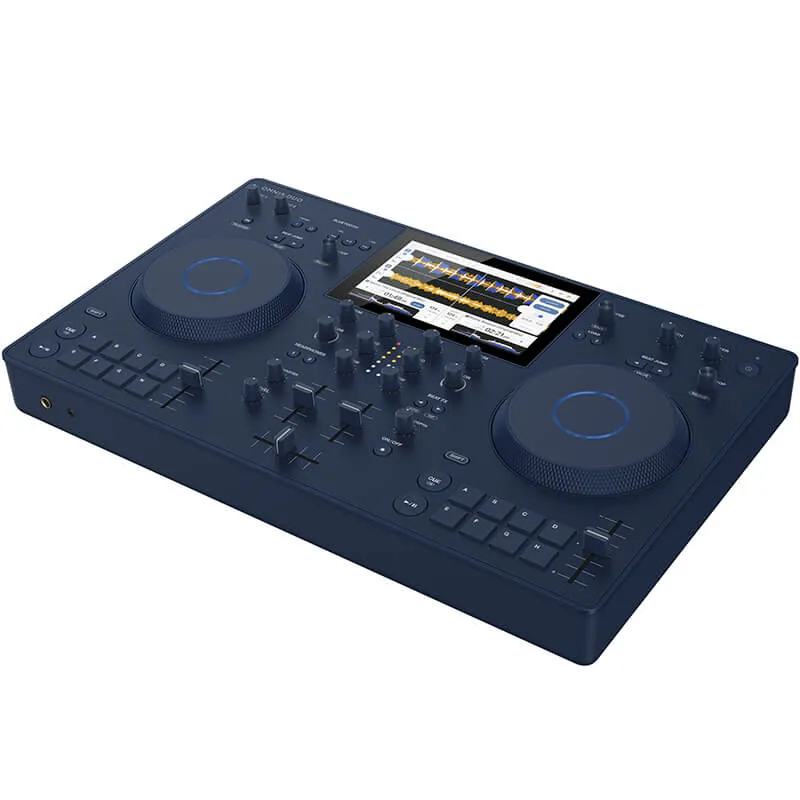 Controlador DJ Alphatheta Omnis Duo vista cenital 3D