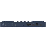Controlador DJ Alphatheta Omnis Duo vista posterior zona de conexiones y controles