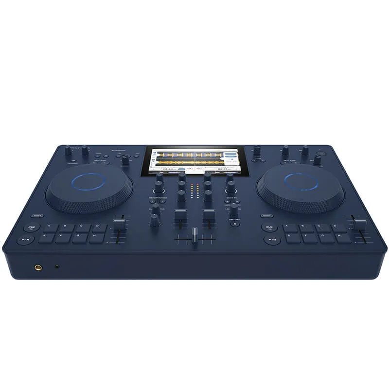 Controlador DJ Alphatheta Omnis Duo vista frontal superior