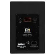 Monitor de estudio activo KRK RP7G5 vista trasera con el módulo de amplificación y sus controles