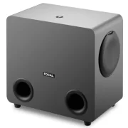 Imagen lateral y delantera Subwoofer amplificado Focal Alpha Sub One