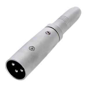 Adaptador de jack TRS hembra de 6,3 mm a XLR macho