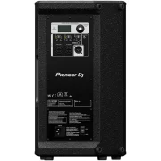 Altavoz autoamplificado Pioneer DJ XPRS82 vista trasera donde se puede ver los controles del módulo de autoamplificación