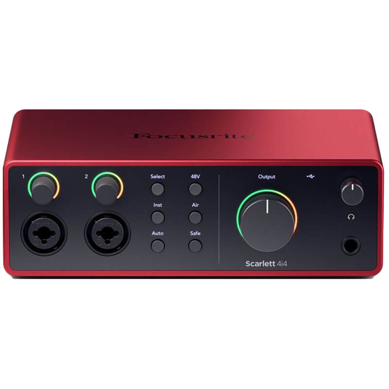 Interfaz Focusrite scarlett 4I4 4TH GEN