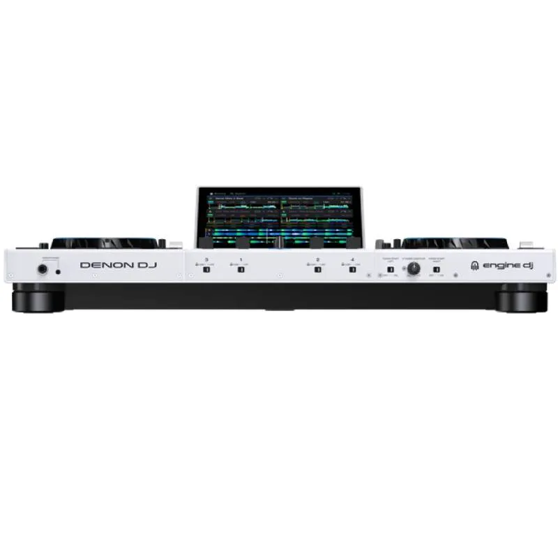 Controlador DJ Denon DJ Prime 4+ white vista frontal