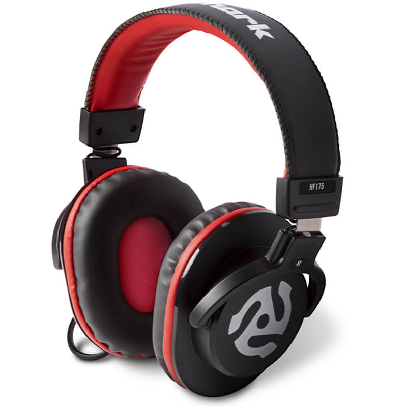 AURICULARES NUMARK HF-175 COLOR ROJO Y NEGRO
