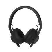 Vista frontal de los auriculares AIAIAI TMA-2 MOVE XE. Las almohadillas gruesas y suaves proporcionan un mayor confort. El diseño inalámbrico y modular, junto a su estilo limpio en color negro, lo hace ideal para un uso versátil.