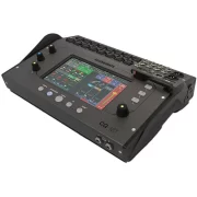 Mezclador Digital ALLEN-HEATH-CQ-12T vista lateral elevada