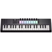 Teclado midi Novation LaunchKey Mini 37 MK4 vista semi cenital