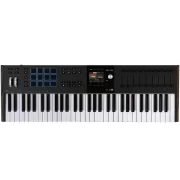 Teclado midi Arturia KeyLab 61 mk3 en color negro vista superior