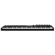 Teclado midi Arturia KeyLab 61 mk3 en color negro vista frontal
