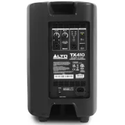 Altavoz autoamplificado Alto Professional TX410 vista trasera panel de conexiones.