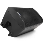 Altavoz autoamplificado Alto Professional TX412 vista tumbado en posición de escenario.