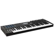 Teclado Midi Arturia KeyLab 49 MK3 en color negro vista en ángulo