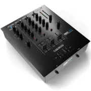 Mezclador DJ RELOOP RMX-30 BT vista cenital en ángulo.