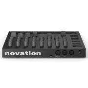Controlador DAW NOVATION LAUNCH CONTROL XL-3 vista trasera semi cenital.