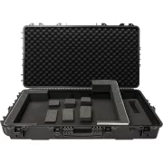 Maleta DJ Magma FLXGUARD vista frontal abierta sin ningún controlador DJ dentro