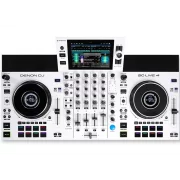 Controlador DJ DENON DJ SC-LIVE-4 en color blanco vista cenital.