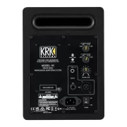 Monitor estudio KRK KREATE K5 BT vista trasera conexiones.