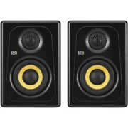 Monitor estudio KRK KREATE K3 BT vista pareja monitores frontal.