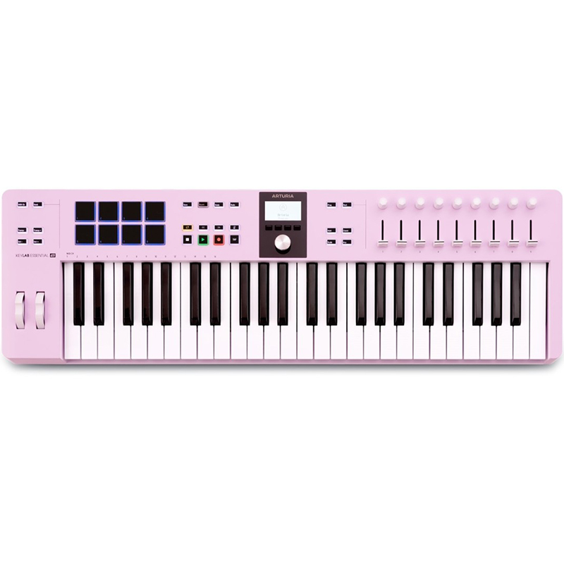 TECLADO MIDI ARTURIA KEYLAB ESSENTIAL 49 MK3 ROSE QUARTZ COLOR ROSA