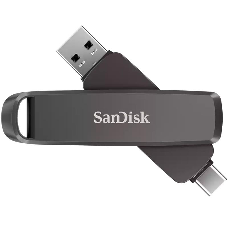 SanDisk Extreme PRO Dual Drive - 256 GB Color Ngero
