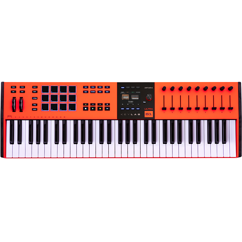 Tecclado controlador Arturia KeyLab 61 mk3 Ultra Color naranja